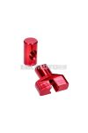 brake cable adjuster set M6 thread aluminum red - universal