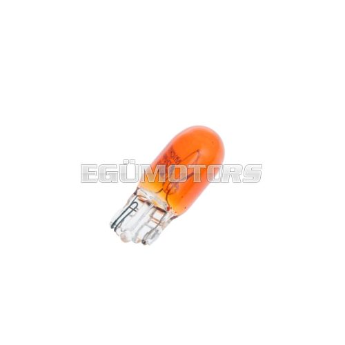 turn signal bulb orange with glass base WY5W W2,1x9,5d 12V 5W