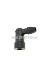 spark plug cap 90° short type, black