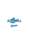 fairing screws hex socket head - anodized aluminum blue - set of 6 pcs - M5x20