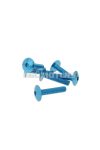 fairing screws hex socket head - anodized aluminum blue - set of 6 pcs - M6x30