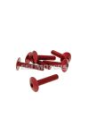 fairing screws hex socket head - anodized aluminum red - set of 6 pcs - M6x30