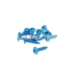   fairing screws anodized aluminum blue - set of 12 pcs - M5x20