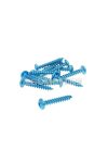 fairing screws anodized aluminum blue - set of 12 pcs - M5x30