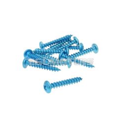   fairing screws anodized aluminum blue - set of 12 pcs - M5x30