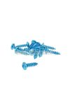 Vparts Idomcsavar anodizált alumínium, kék - 12 db - M6x20
