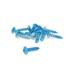   fairing screws anodized aluminum blue - set of 12 pcs - M6x20