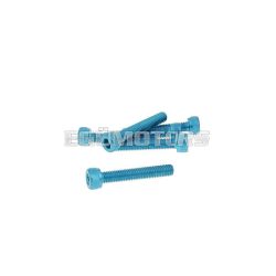   Vparts Hatszögletű imbuszcsavar szett - anodizált alumínium kék - 6 db - M5x30 - stílusos