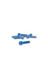 hexagon socket screw set - anodized aluminum blue - 6 pcs - M6x20 - styling