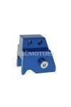 shock extender CNC 2-hole adjustable mounting - blue for Minarelli