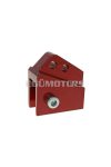 shock extender CNC 2-hole adjustable mounting - red for Peugeot vertical