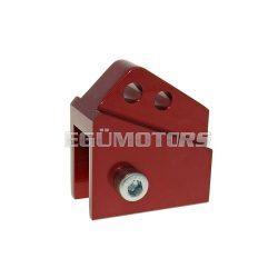   shock extender CNC 2-hole adjustable mounting - red for Peugeot vertical