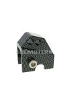 shock extender CNC 2-hole adjustable mounting - carbon look for Piaggio