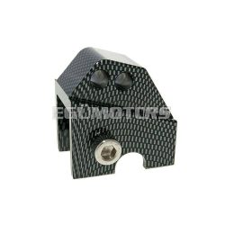   shock extender CNC 2-hole adjustable mounting - carbon look for Piaggio