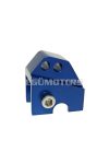 shock extender CNC 2-hole adjustable mounting - blue - Piaggio