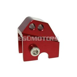   shock extender CNC 2-hole adjustable mounting - red for Piaggio