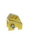 shock extender CNC 2-hole adjustable mounting - gold in color for Piaggio