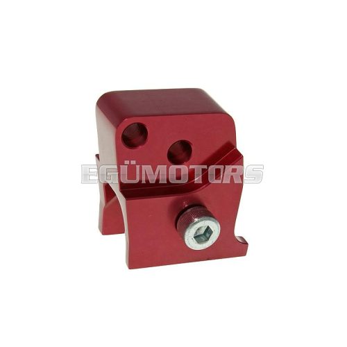 shock extender CNC 2-hole adjustable mounting - red for Peugeot horizontal