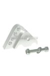 shock extender CNC 4-hole adjustable mounting - silver for Minarelli horizontal