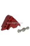 shock extender CNC 4-hole adjustable mounting - red for Minarelli horizontal