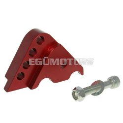   shock extender CNC 4-hole adjustable mounting - red for Minarelli horizontal