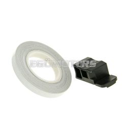   Vparts Fényvisszaverő kerék / felni csík, 7mm széles, ezüst, 600cm hosszú