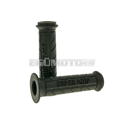 handlebar rubber grip set black