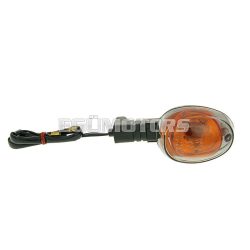   indicator light assy clear front left / rear right for Booster, BWs, Gilera H@k, GSM, Zulu