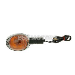   indicator light assy clear front right / rear left for Booster, BWs, Gilera H@k, GSM, Zulu