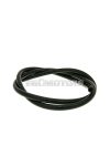 fuel hose black chloroprene rubber 1m - 4mm inner, 8mm outer diameter