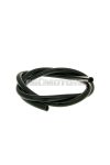 fuel hose black chloroprene rubber 1m - 5mm inner, 9mm outer diameter