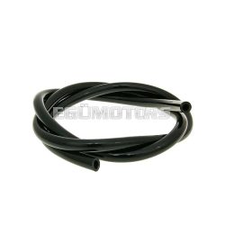   fuel hose black chloroprene rubber 1m - 5mm inner, 9mm outer diameter