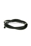 fuel hose black chloroprene rubber 1m - 6mm inner, 10mm outer diameter