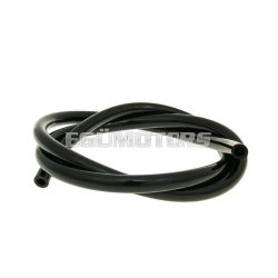   fuel hose black chloroprene rubber 1m - 6mm inner, 10mm outer diameter