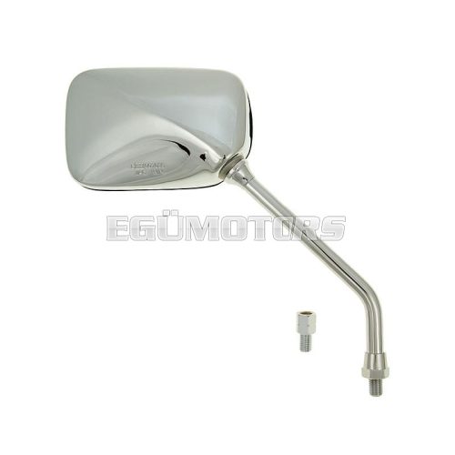 mirror right M10 chrome - universal