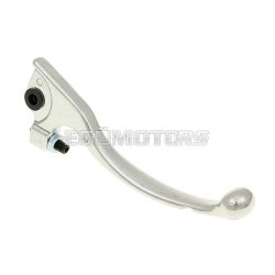   brake lever right, silver color for Derbi, HM, MH, Rieju, Sherco