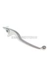 brake lever right silver for Peugeot Tweet, Sym Fiddle II, Orbit, Symphony