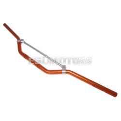 MX handlebar aluminum with cross brace orange 22mm - 810mm