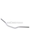 motorcycle handlebar classic aluminum matt silver 22mm - 730mm