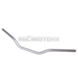   Vparts Motorkerékpár kormány klasszikus, alumínium, matt, ezüst, 22mm - 730mm