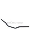 motorcycle handlebar classic aluminum matt black 22mm - 730mm