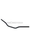 motorcycle handlebar classic aluminum matt black 22mm - 730mm