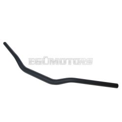   motorcycle handlebar tapered aluminum matt black 28.6mm - 725mm