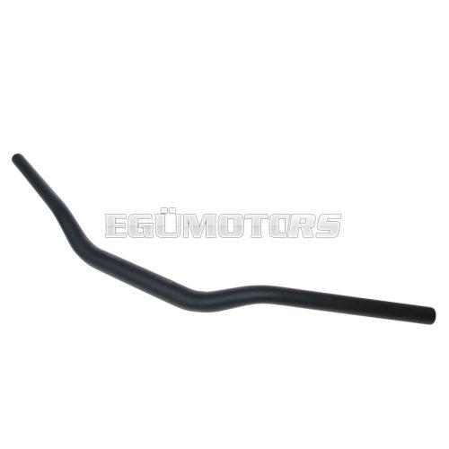 motorcycle handlebar tapered aluminum matt black 28.6mm - 725mm