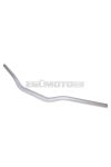 motorcycle handlebar tapered aluminum matt silver 28.6mm - 725mm