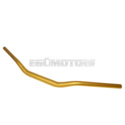   motorcycle handlebar tapered aluminum matt golden 28.6mm - 725mm