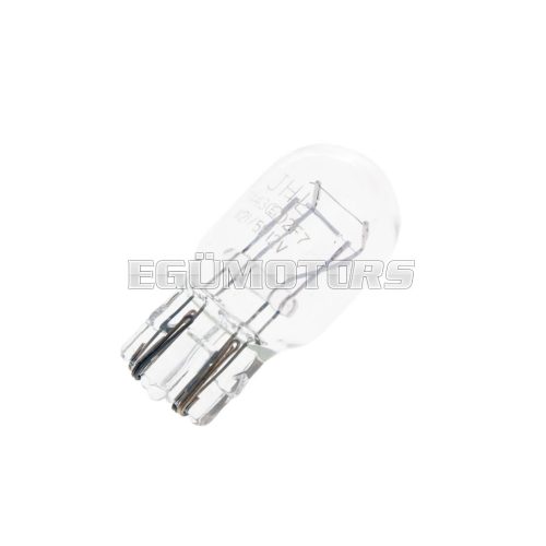 tail light bulb clear with glass base W21/5W W3x16d 12V 21/5W