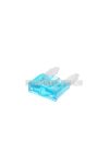 mini blade fuse flat 11.1mm 15A blue in color