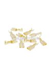 wire connectors / cable shoes flat female - 10 pcs