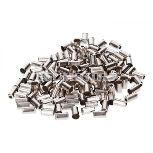 bowden cable end cap metal 6mm 150 pieces